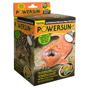 Zoomed PowerSun UV (Self-Ballasted MV), UVB-Vollspektrumlampe, 160 Watt Preis Gesenkt