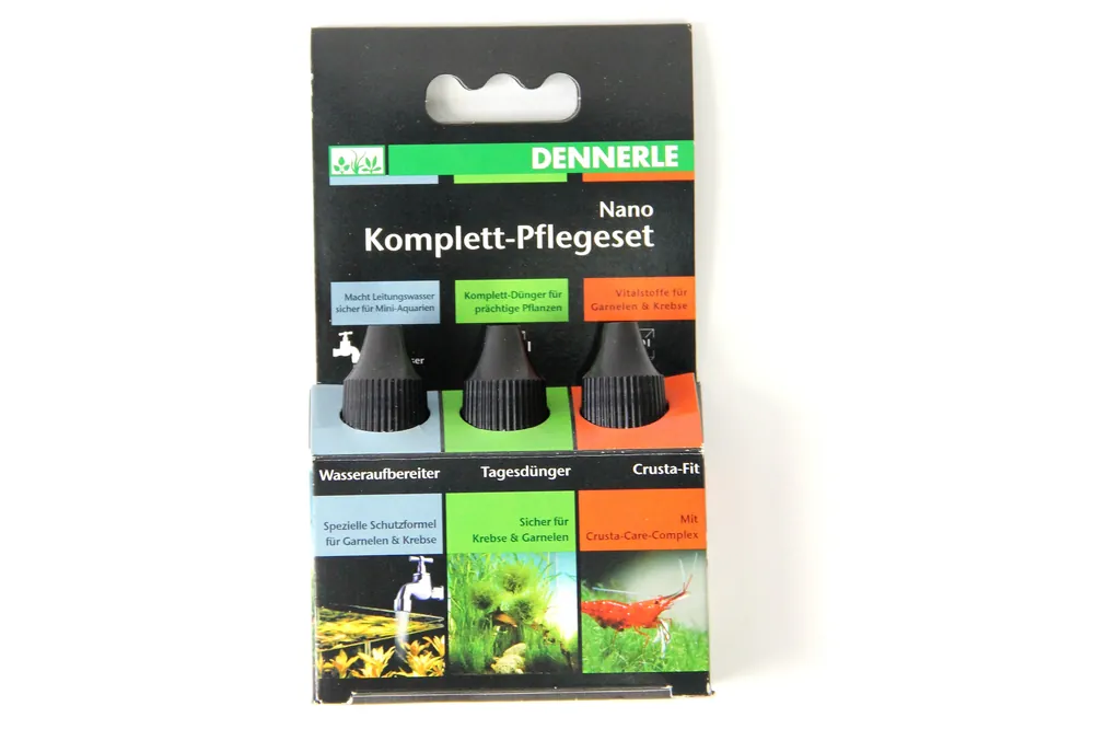 Dennerle Nano Pflegeset (Garnelen), 3x 15 ml (Auslaufartikel) Nur Für Kurze Zeit