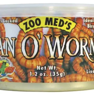 Zoomed Can O' Worms, Ergänzungsfutter-Mehlwürmer, 35 g Geprüft