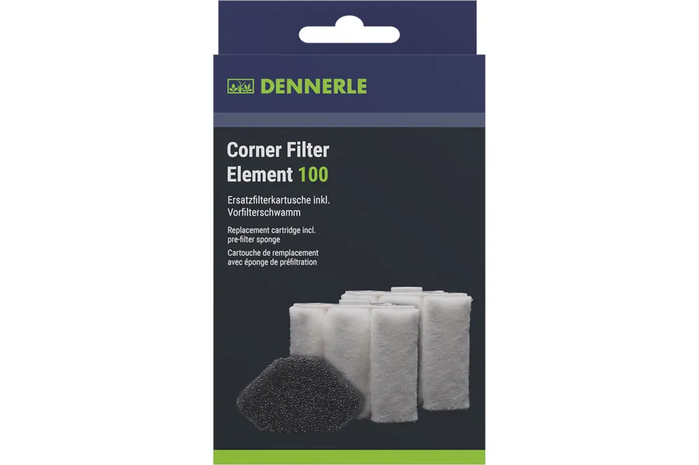 Dennerle Nano FilterElement XXL, Ersatzkartusche für Eckfilter XXL (2er-Pack) Must-Have