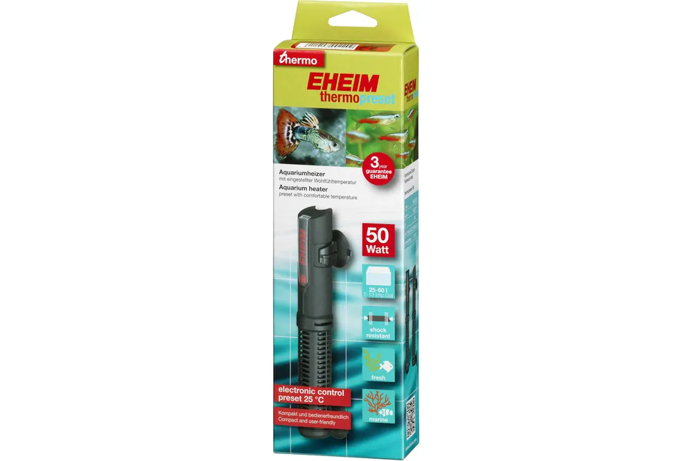 EHEIM thermopreset 50 Konstantheizer – 50 Watt Schnäppchen