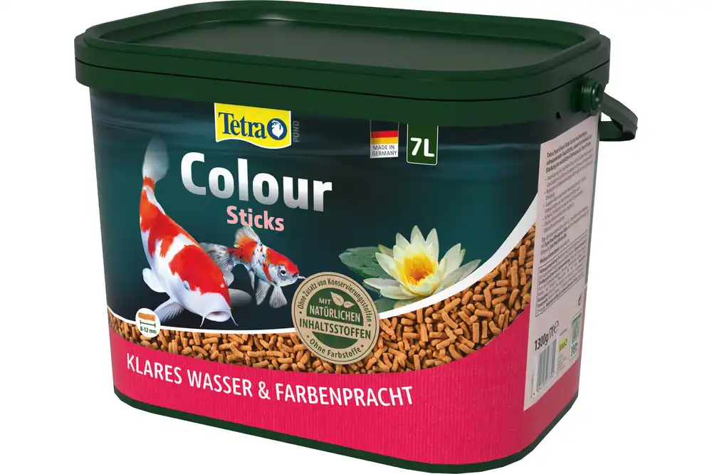 Tetra Pond Colour Sticks, Farb-Teichsticks, 7 Liter Mega-Angebot