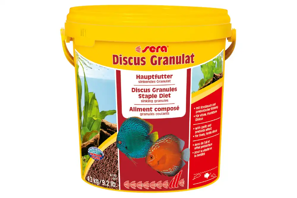 Sera Discus Granulat Nature, Hauptfutter-Granulat, 10 Liter Top-Preis
