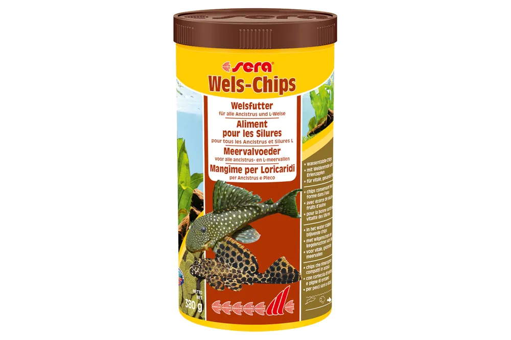 Sera Wels-Chips Nature, Hauptfutter-Chips, 1000 ml Direkt Vom Hersteller