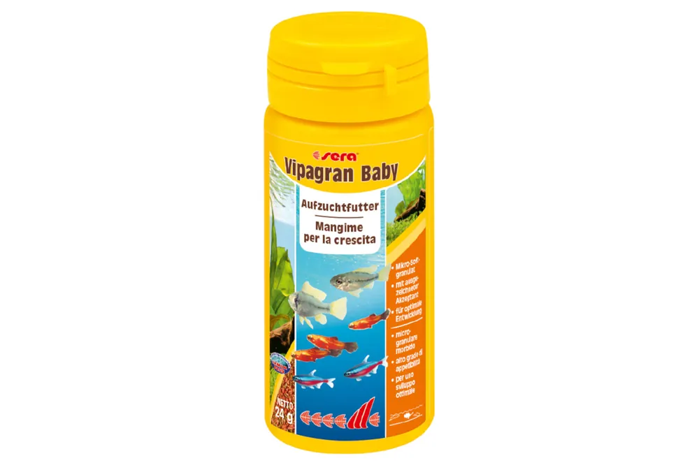 Sera Vipagran Baby Nature, Aufzuchtfutter-Granulat, 50 ml Jetzt Kaufen