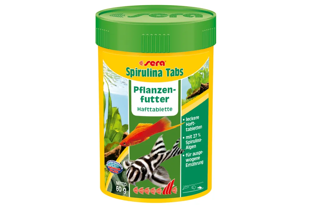 Sera Spirulina Tabs Nature, Hauptfutter-Tabletten, 100 ml Top-Angebot