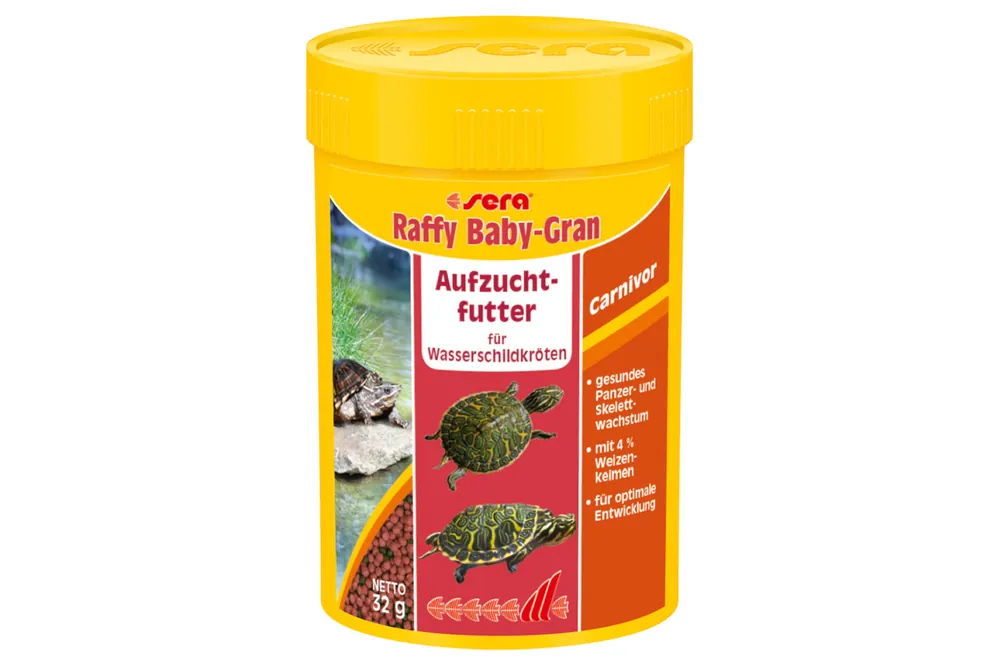 Jetzt Bestellen Sera Raffy Baby-Gran Nature, Aufzuchtfutter-Granulat, 100 ml