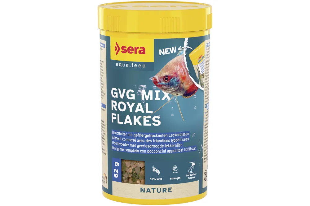 Meistverkauft Sera GVG-Mix Royal Flakes, Hauptfutter-Flockenmix, 100 ml