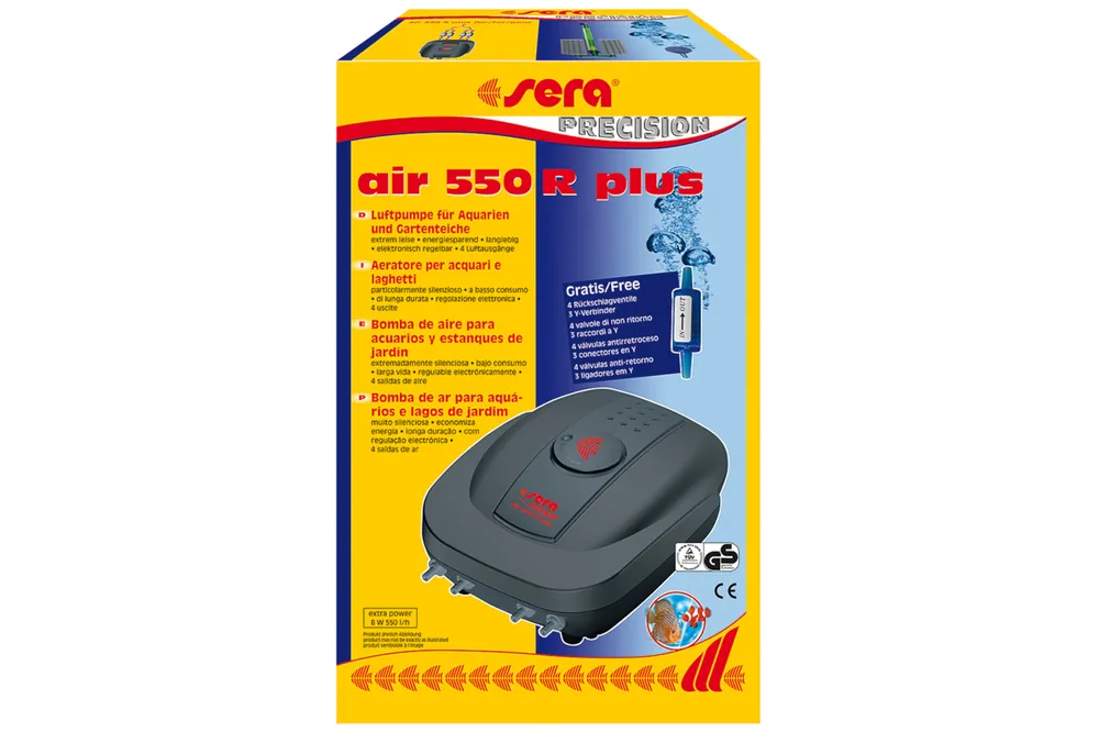 Sera Air 550 R plus, Membranpumpe, 4 W Schneller Versand