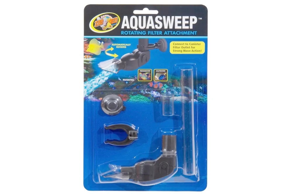 Zoomed AquaSweep Filter Attachment, Rotierender Filteraufsatz Neuheit