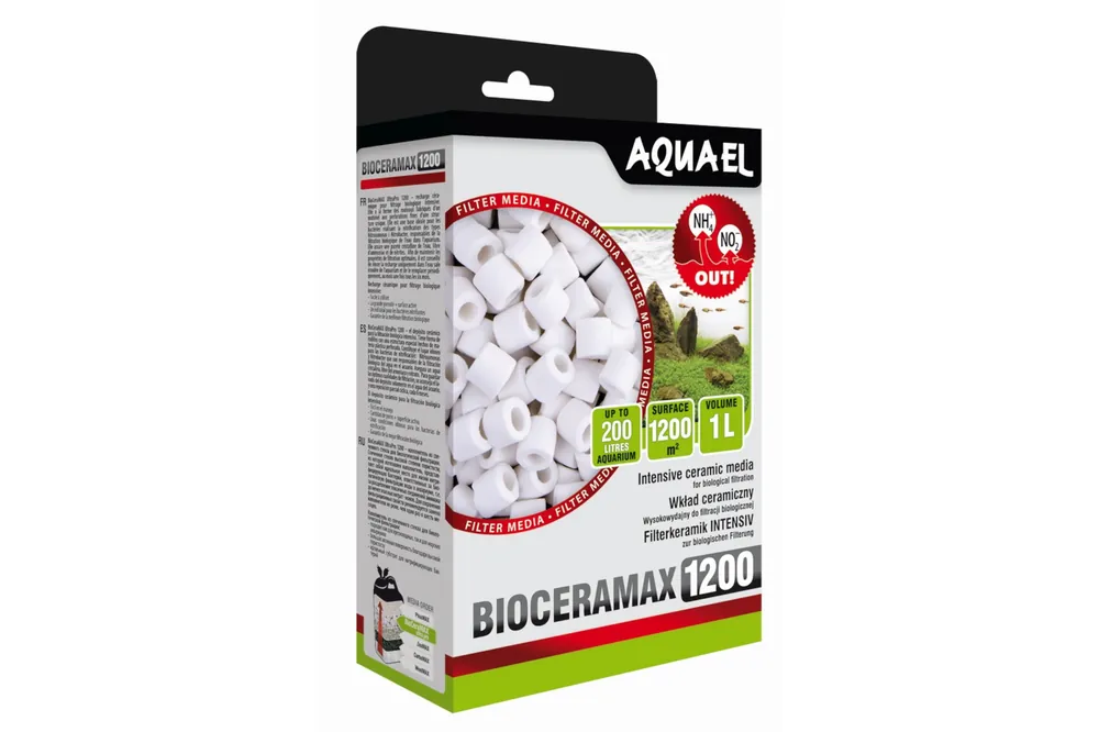 Neuheit Aquael Filtermedium BioCeraMax 1200, Keramikgranulat, 1000 ml