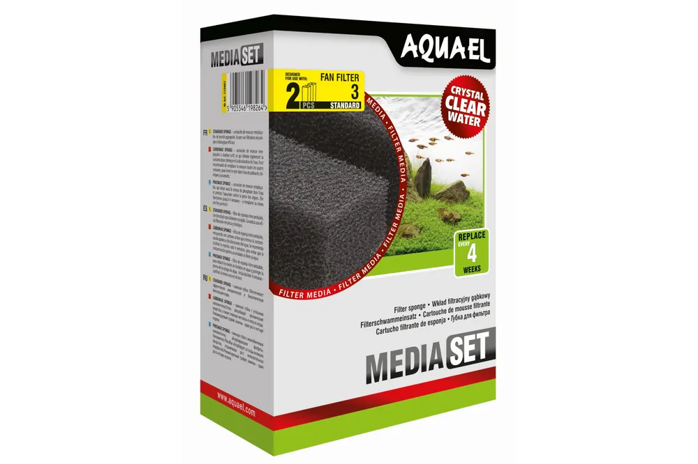 Aquael Filterschwamm FAN 3 Plus, Filter-Ersatz, 2 Stück Top-Preis