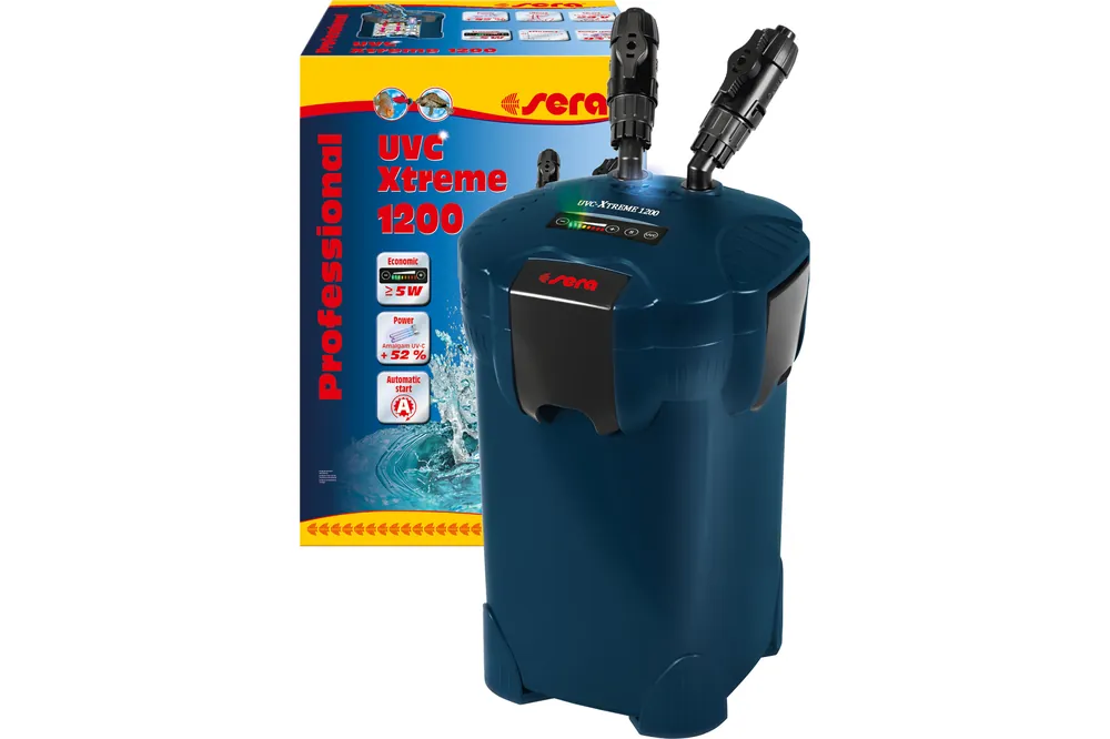 Sera UVC‑Xtreme 1200 Außenfilter mit UV-C Sichere Zahlung