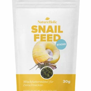 NatureHolic Snailfeed Sticks, Schnecken Futtersticks, 30 g Wochenendangebot