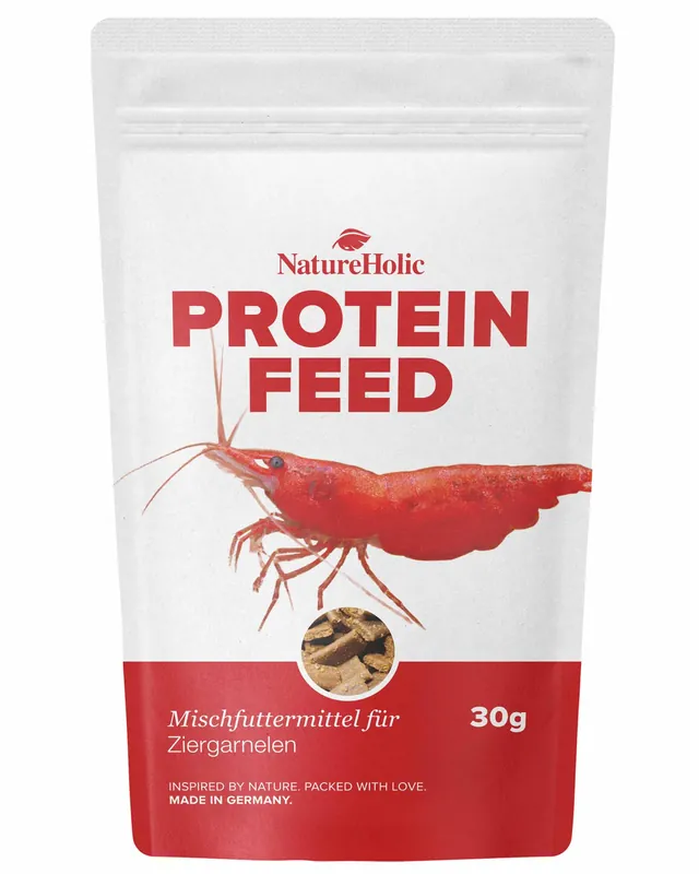 NatureHolic Proteinfeed, Garnelenfutter, 30 g Direktkauf