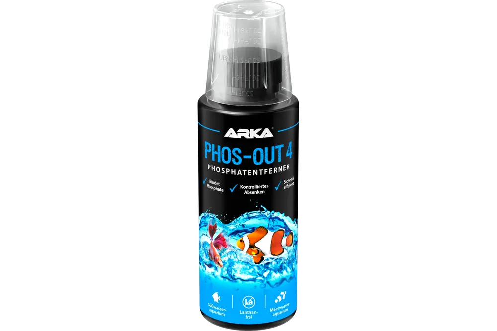 Neu Im Sortiment ARKA Phos‑Out 4 (flüssig), Phosphatentferner, 236 ml