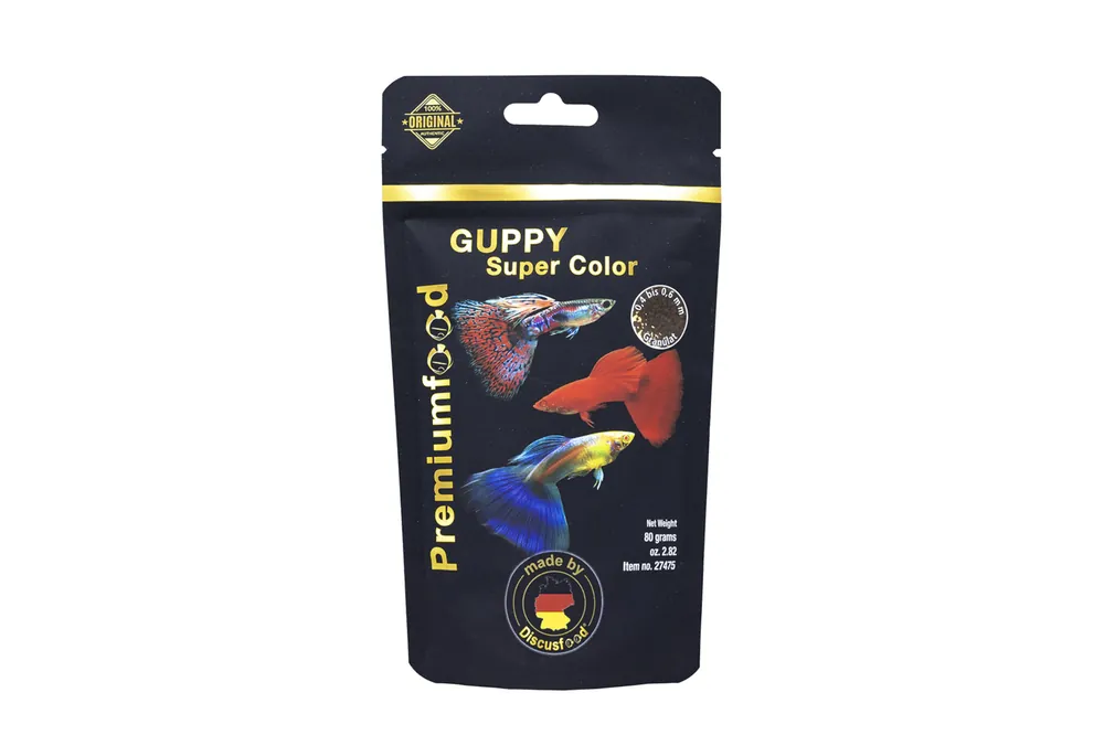 Schnäppchen Discusfood Guppy Super Color Granulate Soft, 80 g