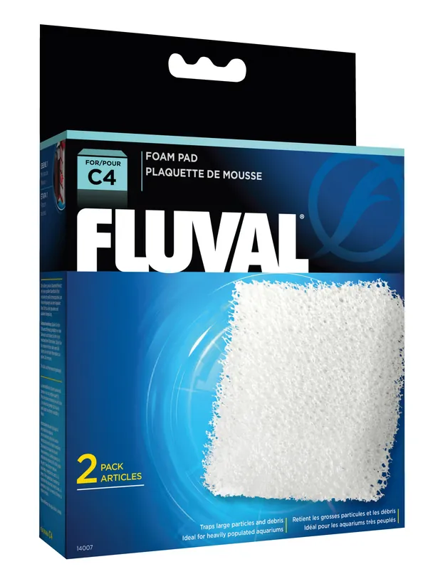 Versand Am Gleichen Tag Fluval C4 Schaumstoffpatrone 2er-Pack