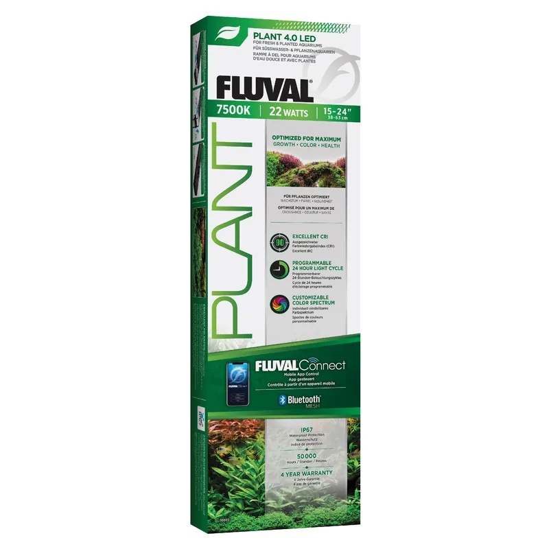 Nur Für Kurze Zeit Fluval Plant 4.0 LED, 22W, 38,4-63 cm