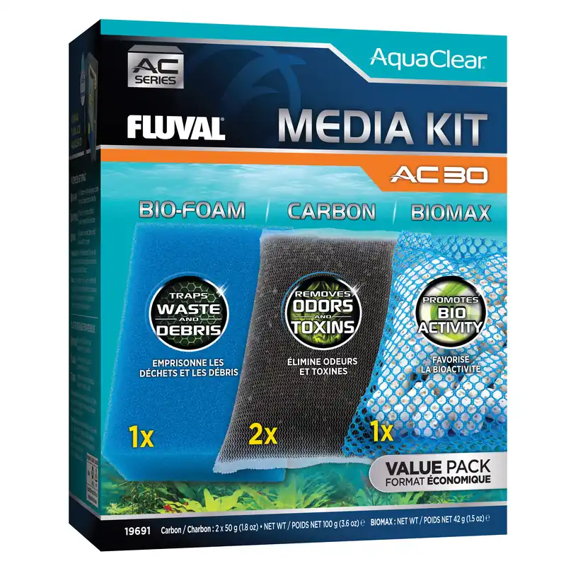 Fluval AC30 Filtermedien-Set Solange Der Vorrat Reicht
