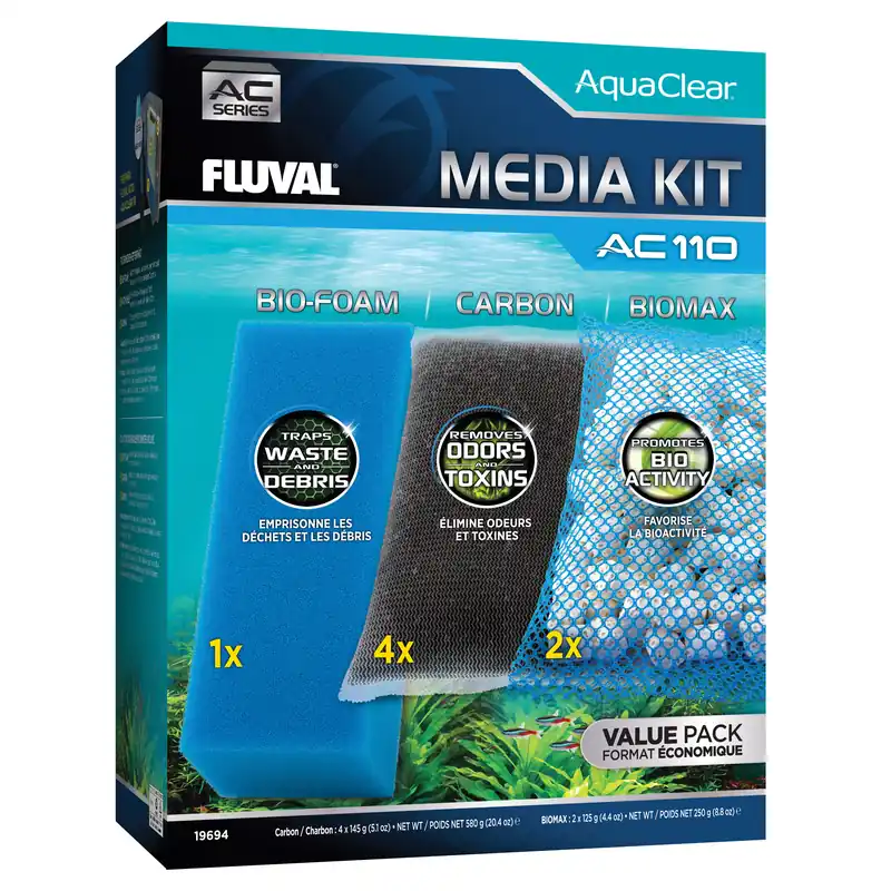 Begrenztes Angebot Fluval AC50 Filtermedien-Set