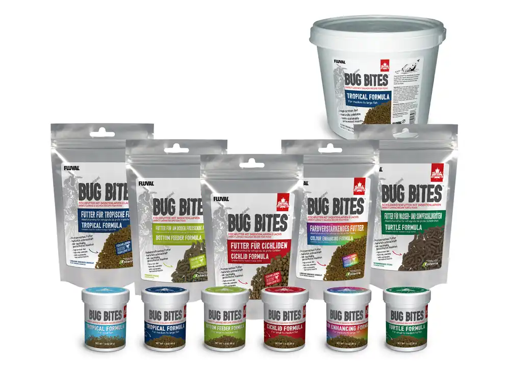 Markenprodukt Fluval Bug Bites Tropische Fische S-L 45g