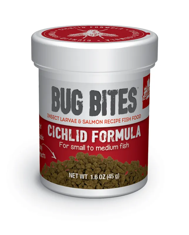 Neu Im Sortiment Fluval Bug Bites Cichliden S-M 45g