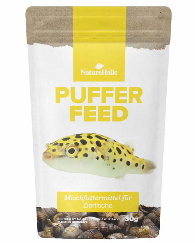 Sale NatureHolic Pufferfeed, Schnecken für Kugelfische, 30 g