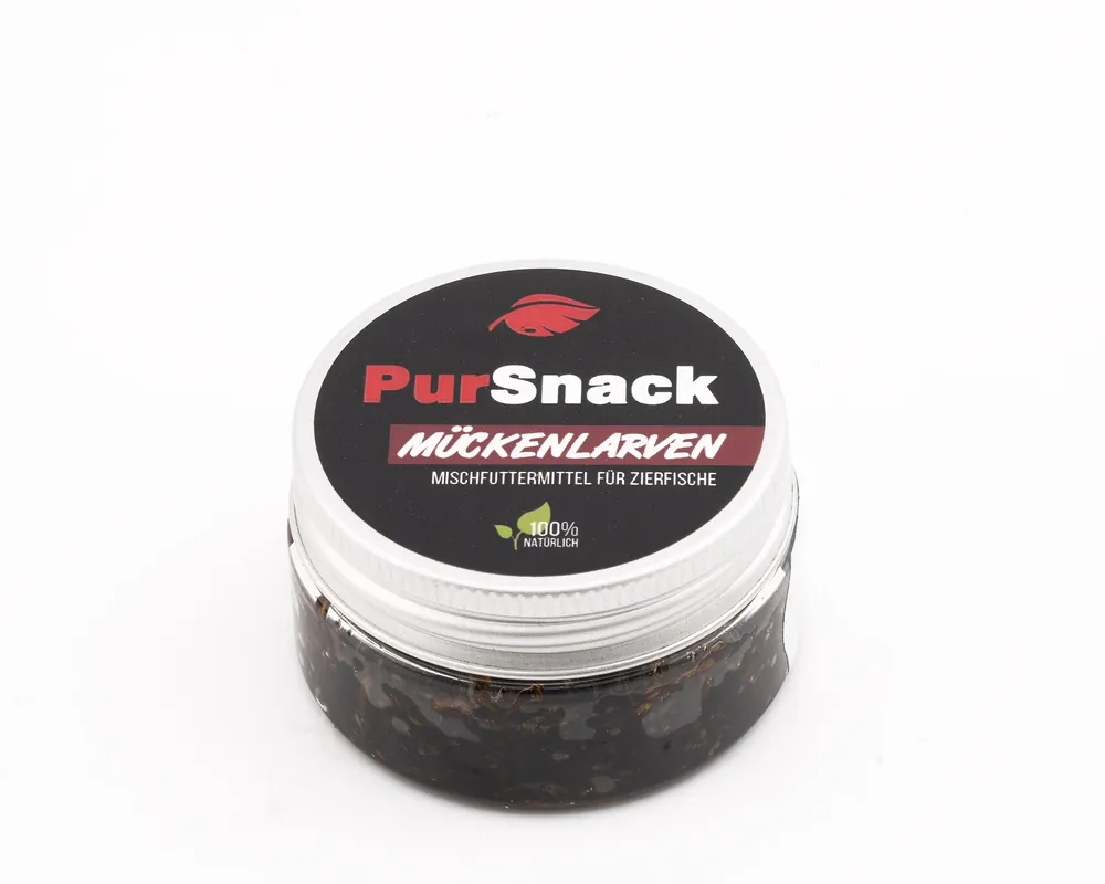 Neu NatureHolic PurSnack Rote Mückenlarven, Futter für Fische und Wirbellose, 25 ml