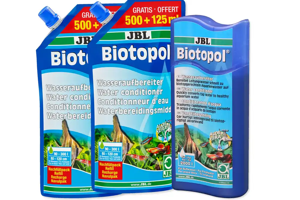 JBL Biotopol Kombi-Set: 500 ml + 2×625 ml Nachfüllpack Knallerangebot