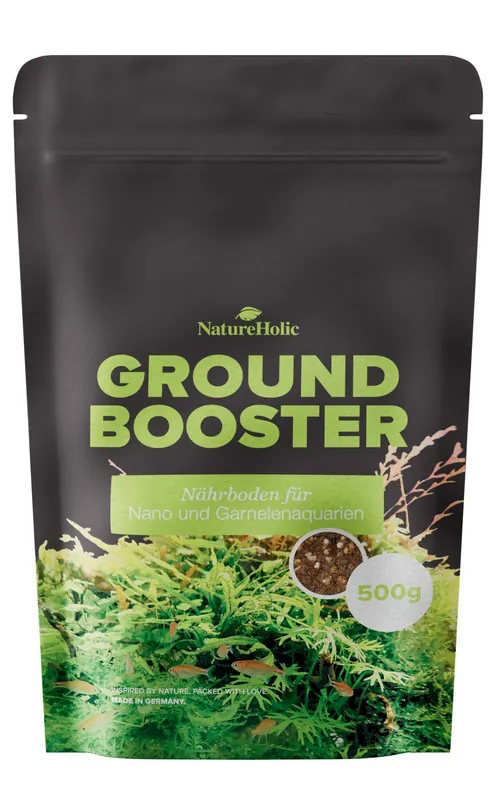 Super-Preis Natureholic GroundBooster, Nährboden für Nano & Garnelenaquarien, 500 g