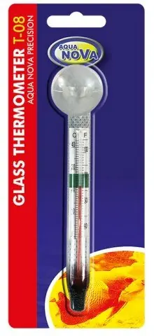 Meistverkauft Aqua Nova Thermometer aus Glas - weiß