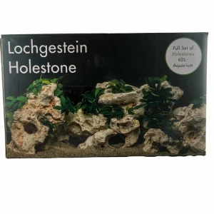 Abverkauf Kit de décoration multi-pierres perforées (pour aquarium 60 L)