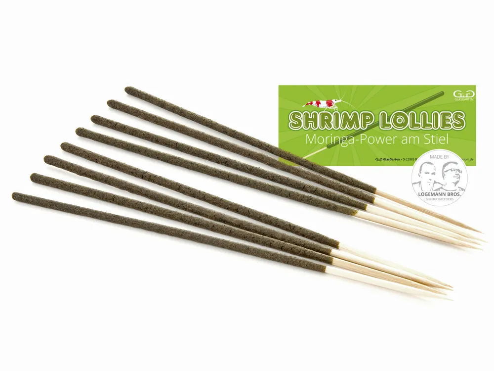 Neu GlasGarten - Shrimp Lollies - Moringa Sicks