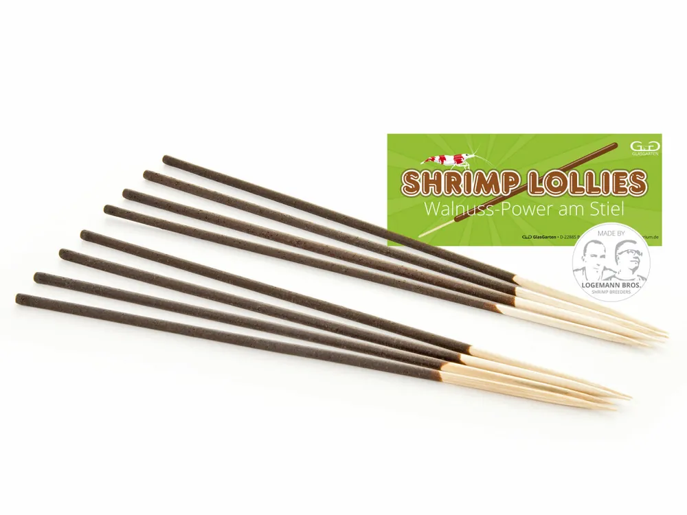 GlasGarten - Shrimp Lollies - Bâtonnets de noix Neue Ware