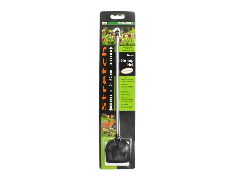 Top-Angebot Nano Shrimp Net bow shape 24-62 cm (small/black)