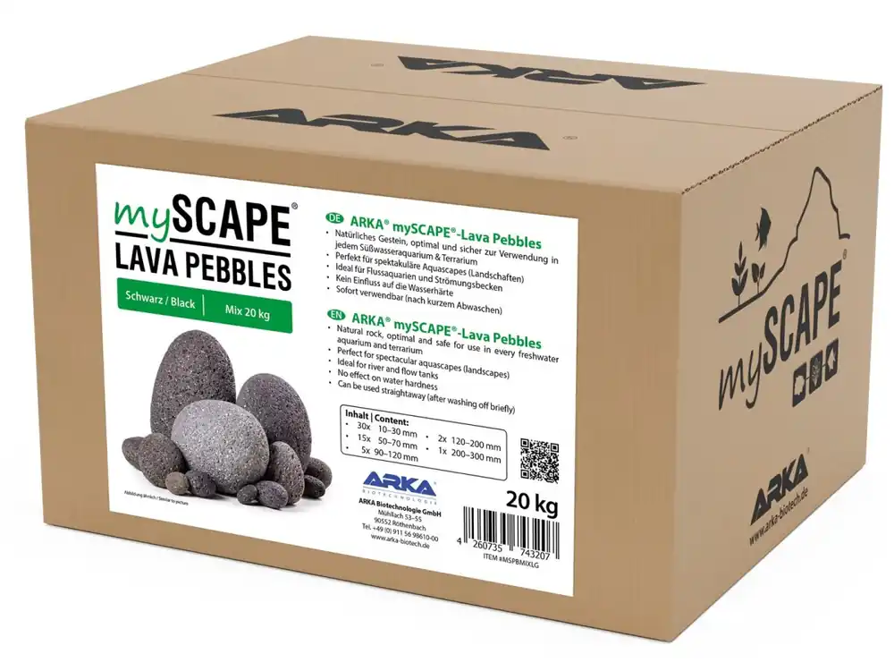 Angebot myScape-Rocks Miscela di ciottoli lavici, 20 kg