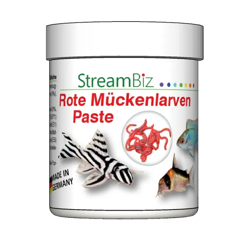 Rote Mückenlarven Paste 70g Neue Kollektion