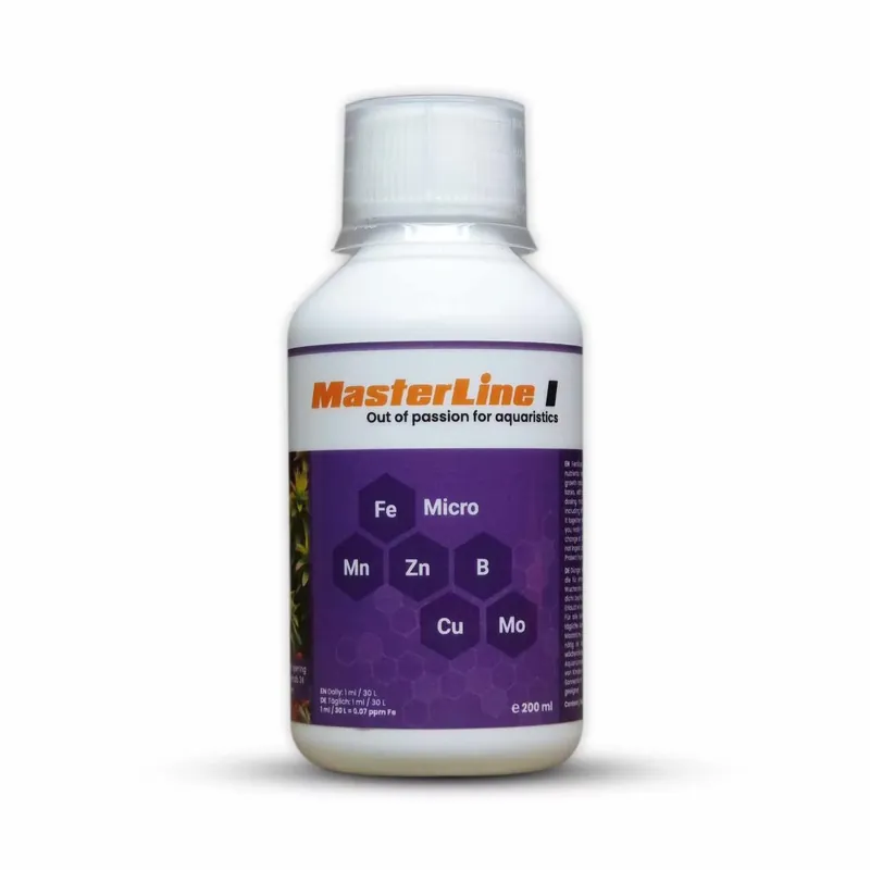 Sonderangebot MasterLine I Mikronährstoffdünger – Pflanzendünger Aquarium 200 ml
