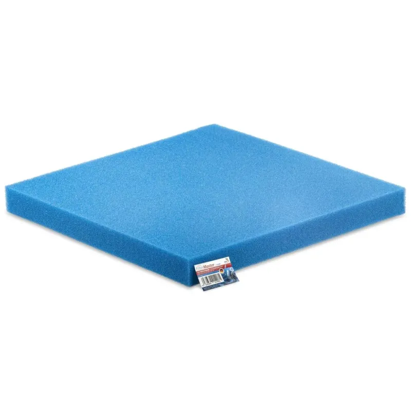 Filtermatten Filterschaum Schaumstoffmatten 100 x 50 x 5cm – blau – PPI30 – fein Neu Im Sortiment