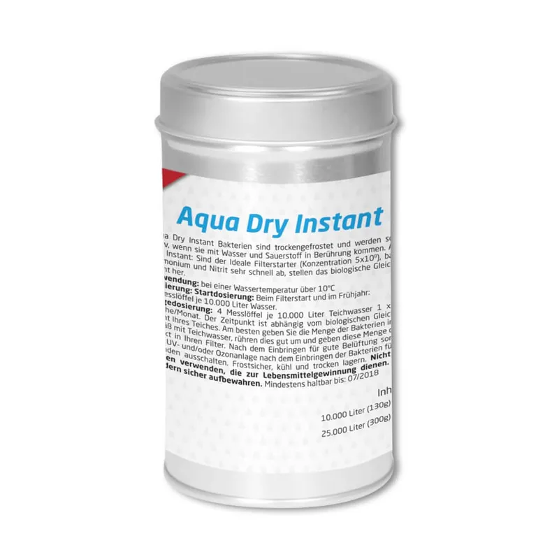 Aqua Dry Instant Teichfilter Bakterien 2 x 300 g für 50000 Liter Ausverkauf