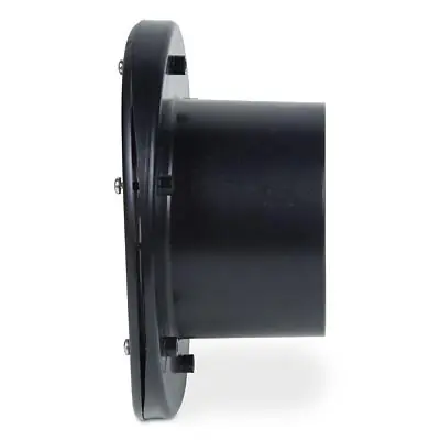 Rabatt PVC Rohr Flansch gekrümmt mit Klebemuffe 110 mm