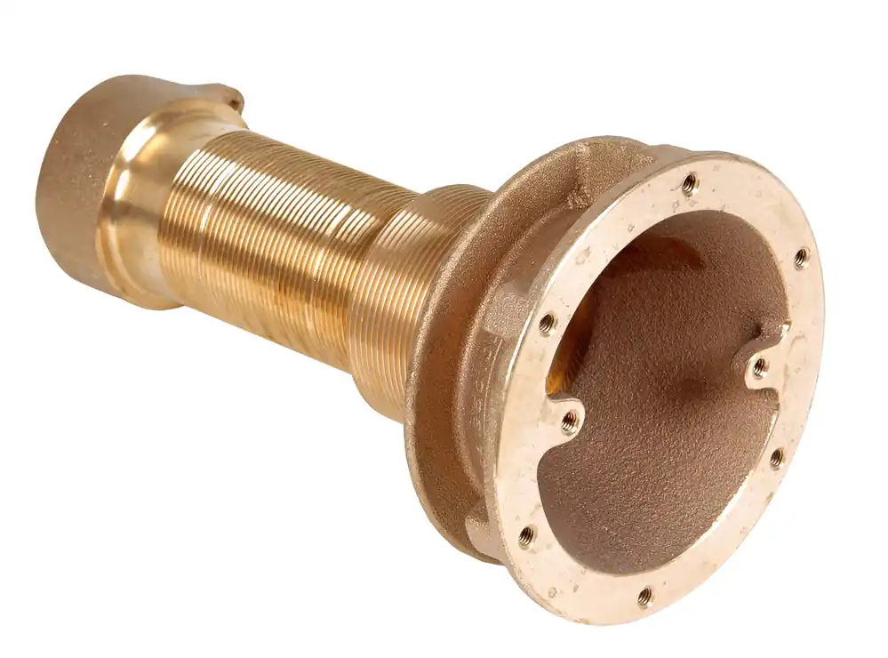 Preisreduziert Lahme Rotguss Schwimmbecken Wandansaugdüse 2" Innengewinde. 240 mm Einbautiefe