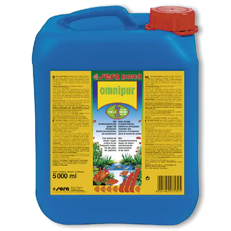 Sichere Zahlung sera pond omnipur Zierfisch Arzneimittel 5 Liter
