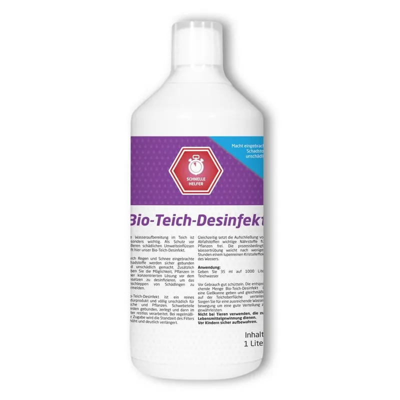 Bio-Teichdesinfekt Teichwasserpflege Saisonangebot