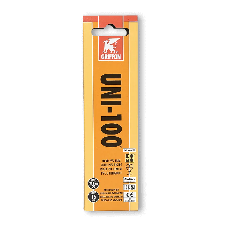 Zertifiziert Griffon Uni 100 PVC Kleber 125 g
