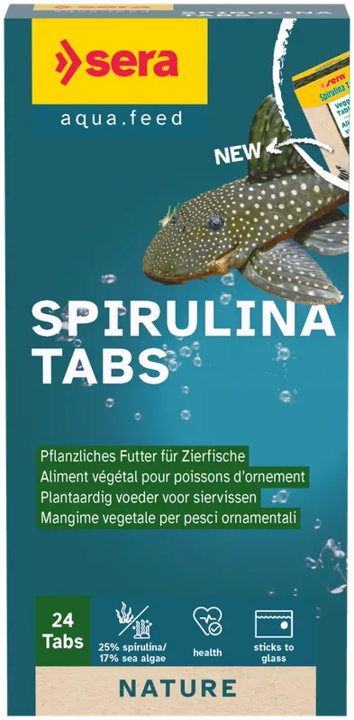 Sera Spirulina Tabs Nature Pflanzenfutter 1.4 kg Saisonangebot