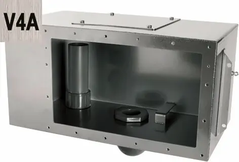 Swimmingpool V4A Edelstahl Skimmergehäuse A-400 Skimmergehäuse Schnäppchen