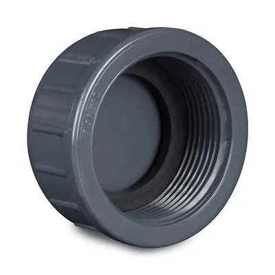 Kracherpreis PVC Rohr Endkappe mit Innengewinde 1 1/2"