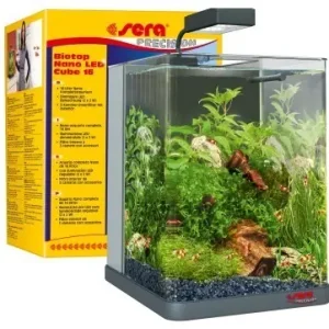 Versand Am Gleichen Tag Sera Süßwasseraquarium Nano Biotop LED Cube 16